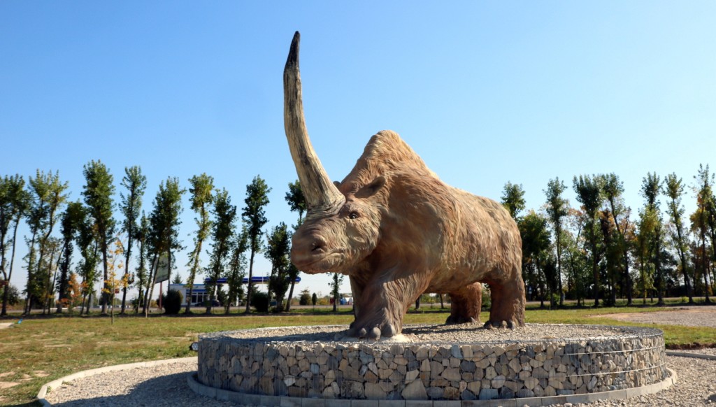 носоріг в Парк історії Землі